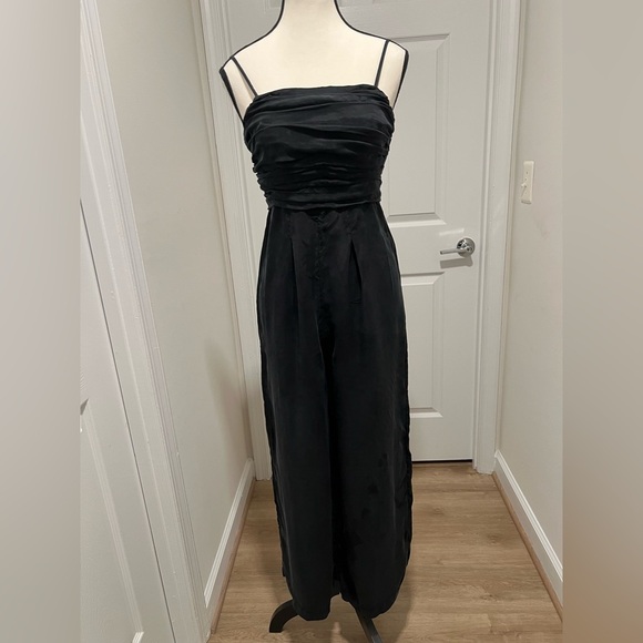 J. Crew Elegant Black Ruched Jumpsuit - Picture 5 of 13